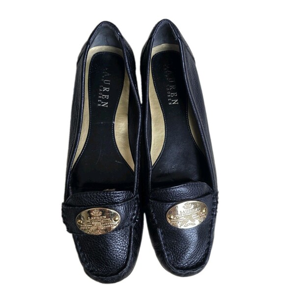 Lauren Ralph Lauren Shoes - Lauren Ralph Lauren Black Label Leather Loafers Driving Shoes, Womens Size 6.5 M